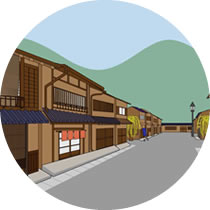 古い町並み